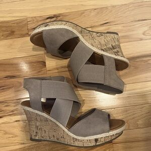 Cork Wedge Sandals